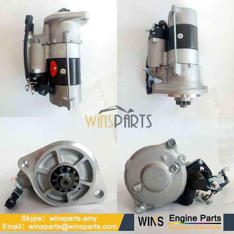 VH28100E0080 281002894A 神钢日野J08E启动马达24V-5KW