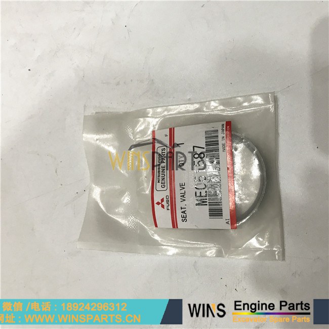ME051587 VAME051587 原装日本 三菱 6D24 6D22 6D24T 发动机 座圈 进气门 排气门 用于神钢
