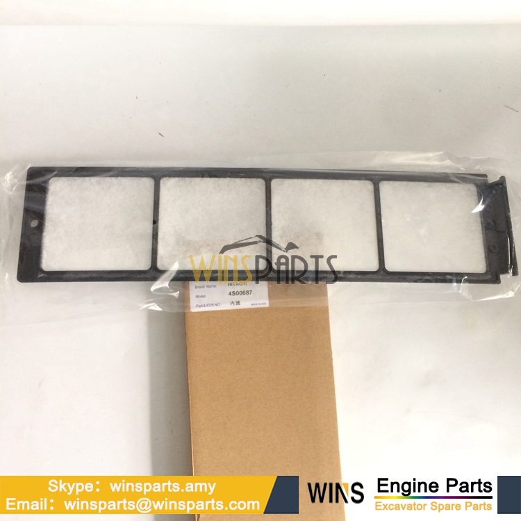 4S00687 4445864 <a href=https://www.winsparts.cn/riliwajueji.html target='_blank'>日立</a> 挖掘机空调滤芯