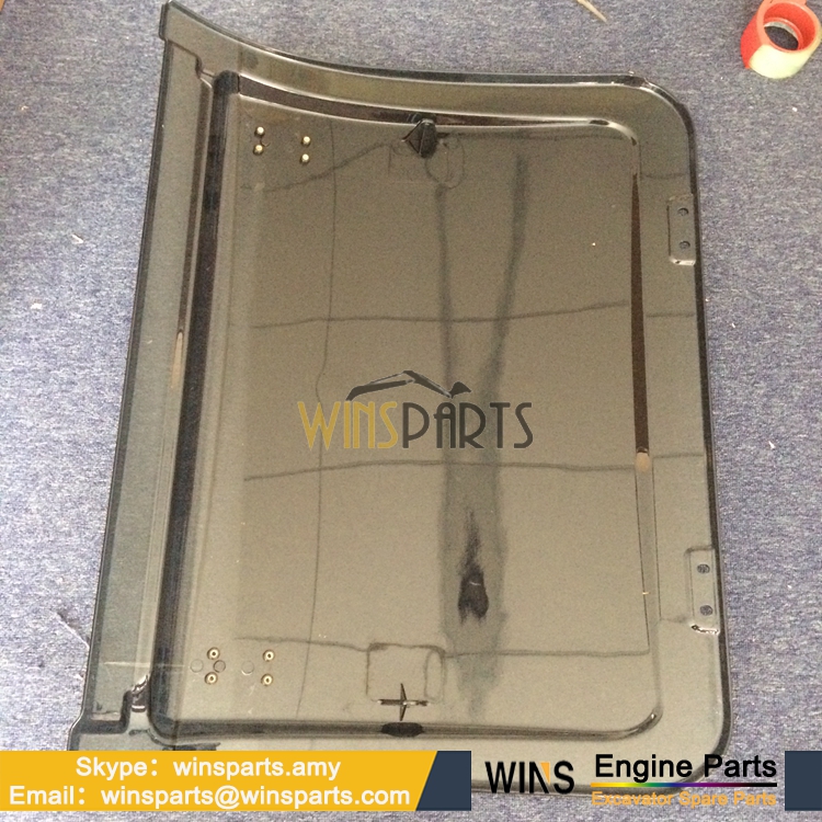 YN02C02002P1 原装<a href=http://www.winsparts.cn target='_blank'>神钢挖掘机</a>驾驶室天窗SK250LC SK290LC-6E SK330LC-6E SK480LC-6E 挖掘机驾驶室窗户