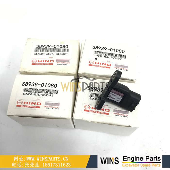 S8939-01080 VHS893901080 VH893901080A 079800-5890 893901080A 日本电装传感器 日野 J05E J08E P11C 发动机 进气传感器 用于神钢<a href=http://www.winsparts.cn target='_blank'>挖掘机配件</a>SK200-8 SK210D-8 SK250-8 SK350-8