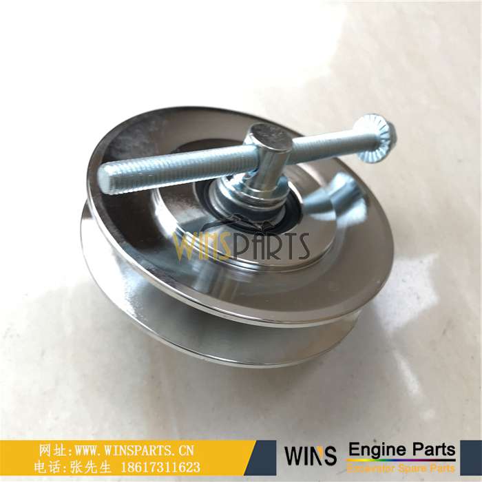 4346770 8-94399957-0 8943999570 <a href=https://www.winsparts.cn/riliwajueji.html target='_blank'>日立</a> 空调压缩机 皮带轮 涨紧轮 用于日立EX100-5 EX120-5 EX130H-5 EX200-5 挖掘机空调配件配件
