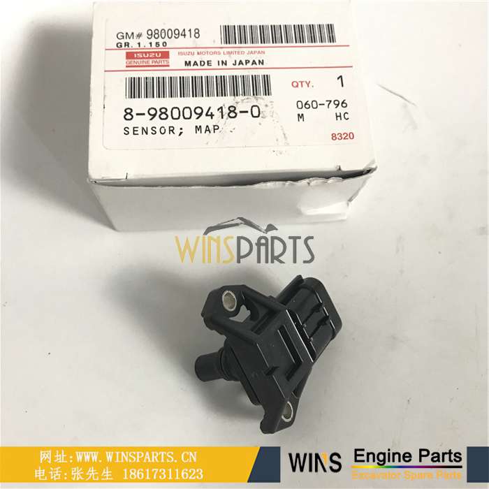 8980094180 8-98009418-0 五十铃 6HK1 6WG1 6UZ1发动机 压力传感器 升压传感器 用于<a href=https://www.winsparts.cn/riliwajueji.html target='_blank'>日立</a> ZX250LC-5B ZX350LC-5B ZX670LC-5B ZX470LC-5B挖掘机电器控制 配件