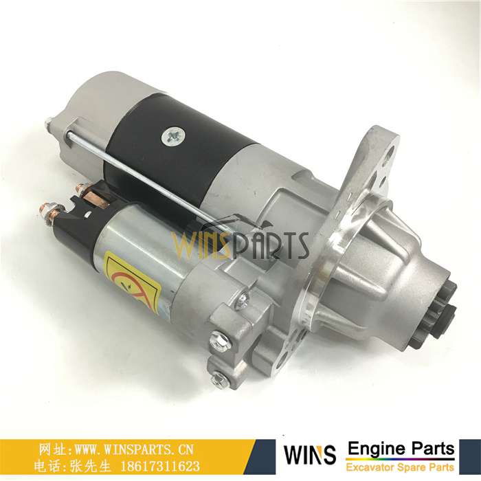 ME049315 VAME049315 原装日本 <a href=http://www.winsparts.cn/Engine-Mitsubishi.html target='_blank'>三菱</a> 6D24 启动马达 起动机 用于神钢 SK480LC-6E SK480-6挖掘机配件