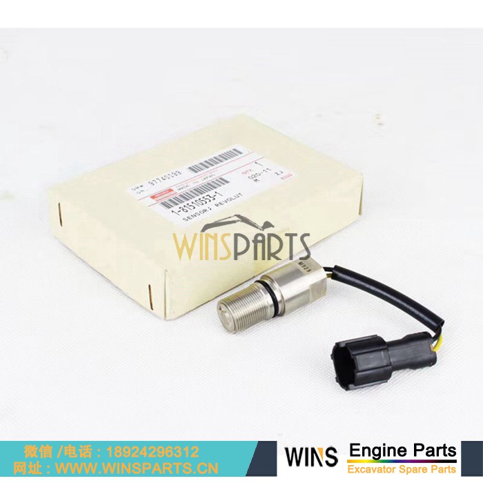 1-81510553-1 1-81510553-0 1815105530 1815105531原装五十铃 6BG1 6BD1T 6BG1 6BD1发动机 曲轴 转速传感器 飞轮 传感器用于<a href=https://www.winsparts.cn/riliwajueji.html target='_blank'>日立</a>配件