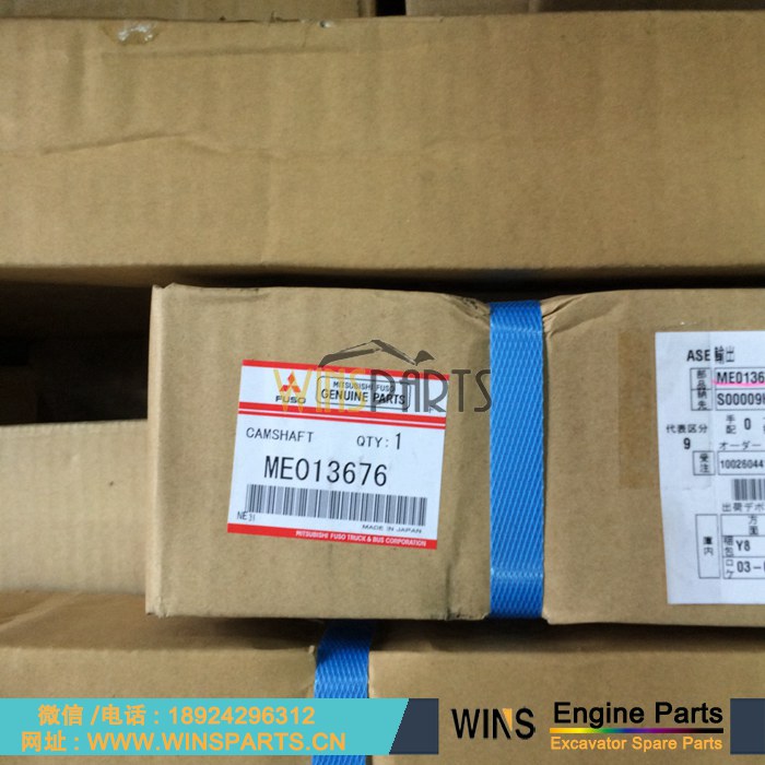 ME013676 ME011251 VAME011251 ME011207 ME011296 <a href=http://www.winsparts.cn/Engine-Mitsubishi.html target='_blank'>三菱</a> 4D31 发动机 凸轮轴 偏心轴 用于神钢 SK200LC-6 SK200-6E SK200 挖机配件