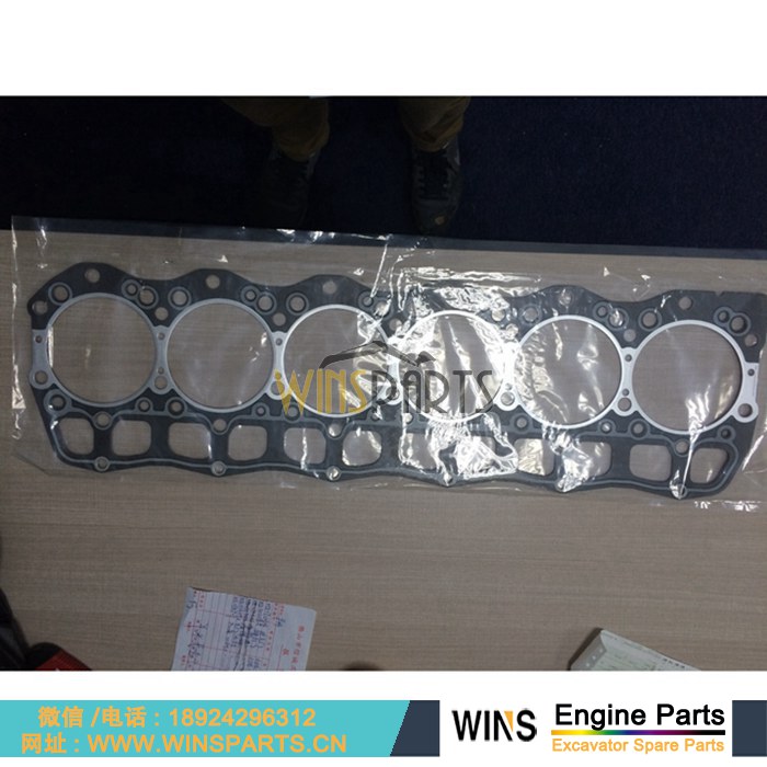 ME078707 VAME078707 原装 <a href=http://www.winsparts.cn/Engine-Mitsubishi.html target='_blank'>三菱</a> 6D16T 6D16 发动机 缸垫 汽缸床 用于神钢 SK330LC-6E SK330-6E SK330LC 挖掘机配件