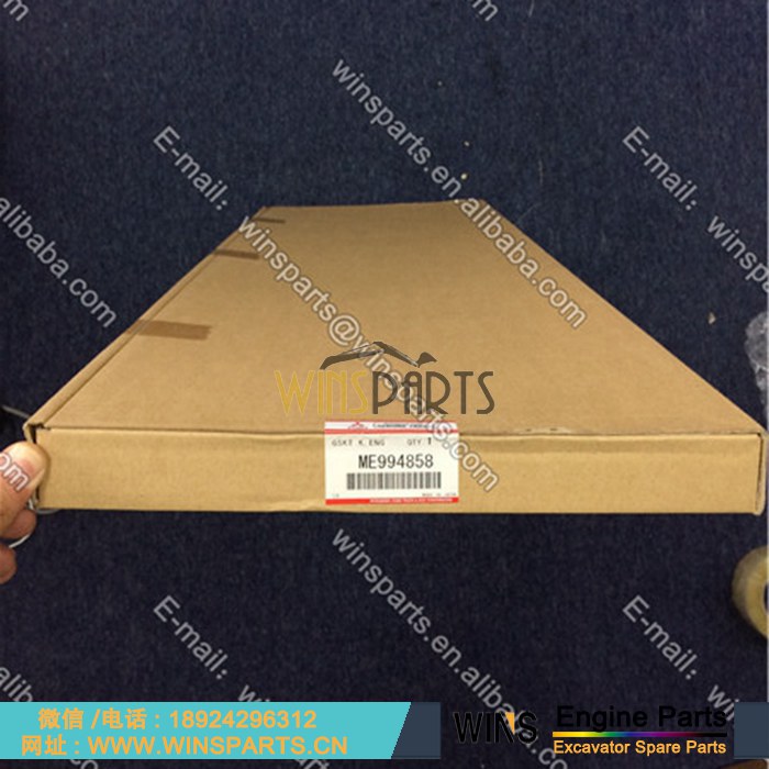 ME994858 ME995529 VAME995529 日本 原装 <a href=http://www.winsparts.cn/Engine-Mitsubishi.html target='_blank'>三菱</a> 6D16T 6D16 发动机 油封修理包 缸床大修包用于神钢SK330-6E SK330LC-6 挖掘机配件