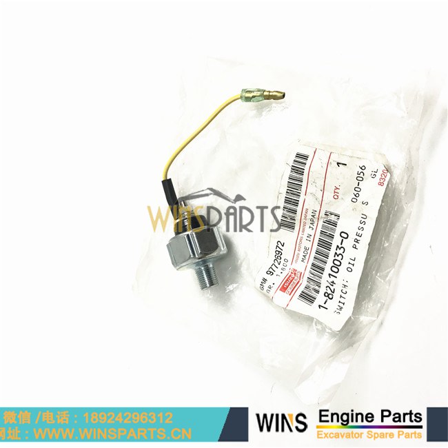 1-82410008-2 182410-0082 1824100330 原装五十铃 4JG1 4JC1 发动机 机油 传感器 油压感应器 用于<a href=https://www.winsparts.cn/riliwajueji.html target='_blank'>日立</a> EX30 EX22 EX25 EX35 小松 斗山 大宇 微挖挖掘机配件