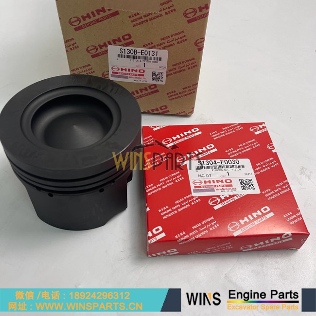 S130B-E0131 S1304-E0030 S1304-E0281 原装 日本 进口 HINO 日野 J08E J08 发动机 活塞组件 活塞环 四配套 活塞肖组件