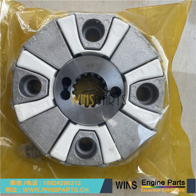 YB00000114 4641504 4671573 4702172 4463992 <a href=https://www.winsparts.cn/riliwajueji.html target='_blank'>日立</a>液压泵 连接胶总成 联轴器 花键齿 铝块 螺丝 用于日立ZX130K-3 ZX135US ZX180LC ZX200 ZX200-3 ZX240-3 挖掘机配件