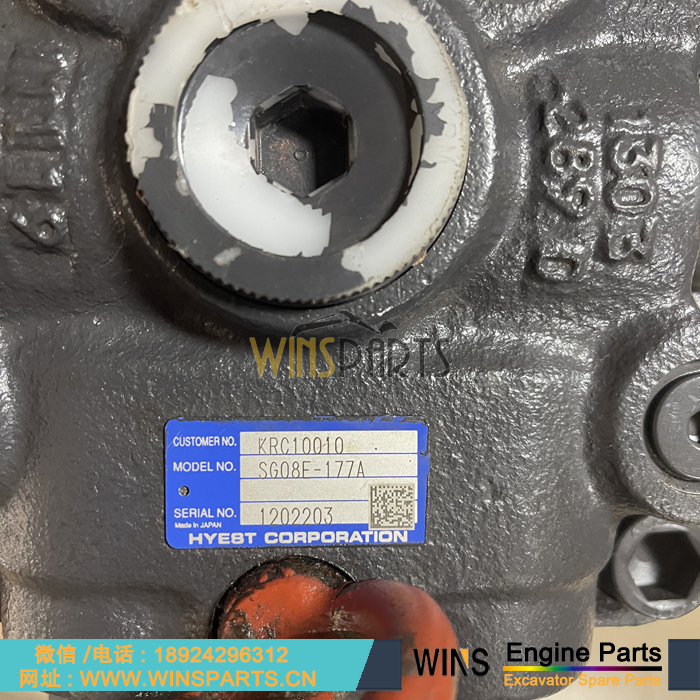 KRC10010 LN001820 KRC10260 液压马达 回转马达 旋转马达总成 用于住友 SH210-5 SH240-5 凯斯 CX210B CX210C 挖掘机配件